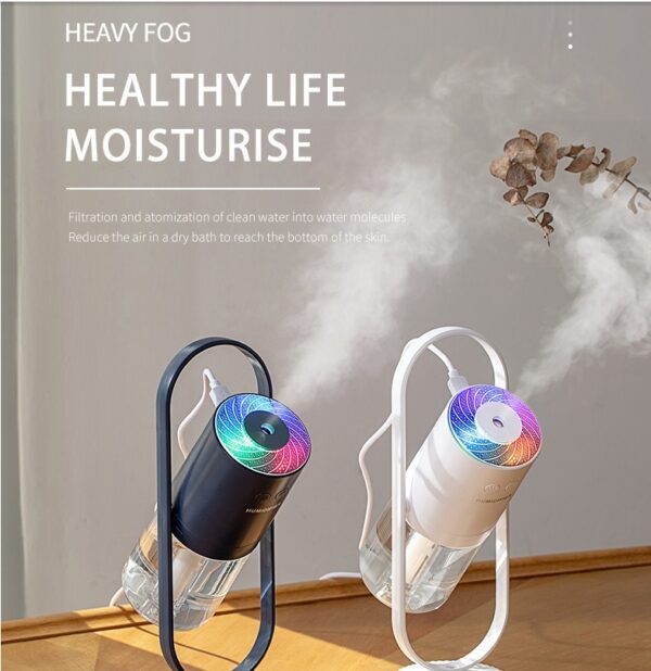 Magic Shadow USB  For Home With Projection Night Lights Ultrasonic Car Mist Maker Mini Office Air Purifier
