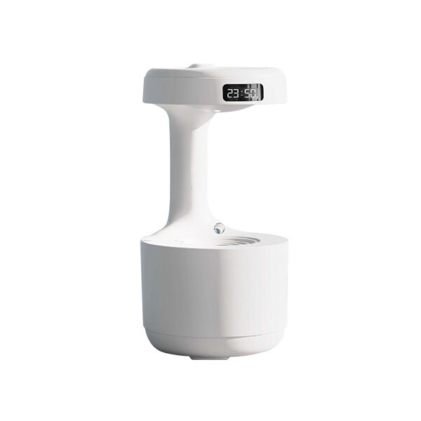 Bedroom Anti-Gravity Humidifier With Clock Water Drop Backflow Aroma Diffuser Large Capacity Office Bedroom Mute Heavy Fog Household Sprayer - Image 6